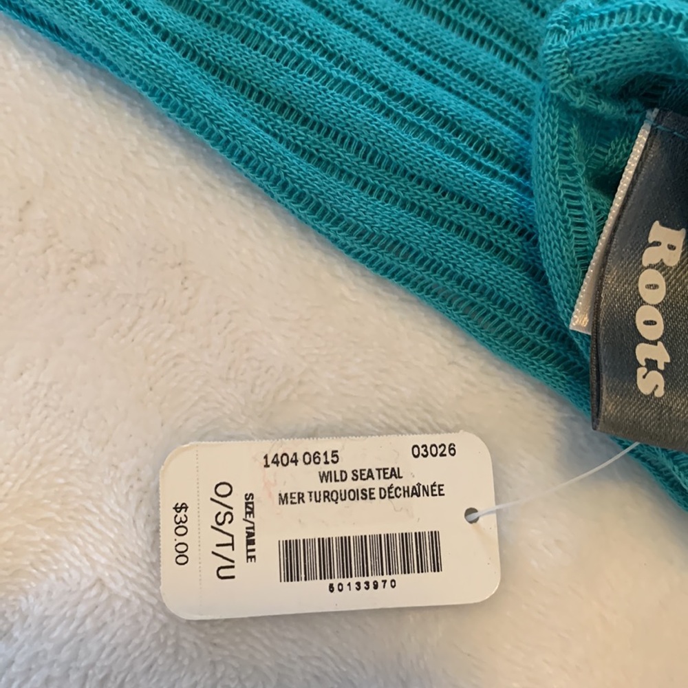 Roots Ribbed Knit Infinity Scarf - Picture 3 of 13